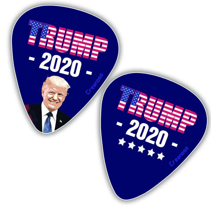 Donald Trump President Guitar Picks Series 2 (12-Pack) - Presidential Campaign 2020 Election Music Gifts Accessories for Husband Dad Boys Son Men Him Boyfriend Musician Gift Donald Trump President Guitar Picks Series 2