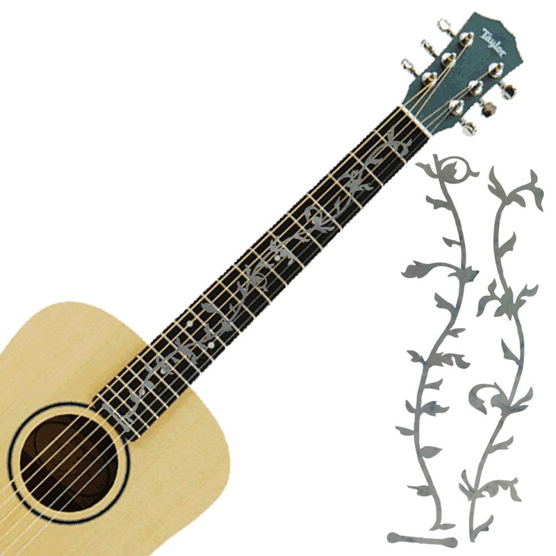 lovermusic lovermusic Guitar Inlay Stickers Fretboard Marker Decal Pearl White Tree of Life