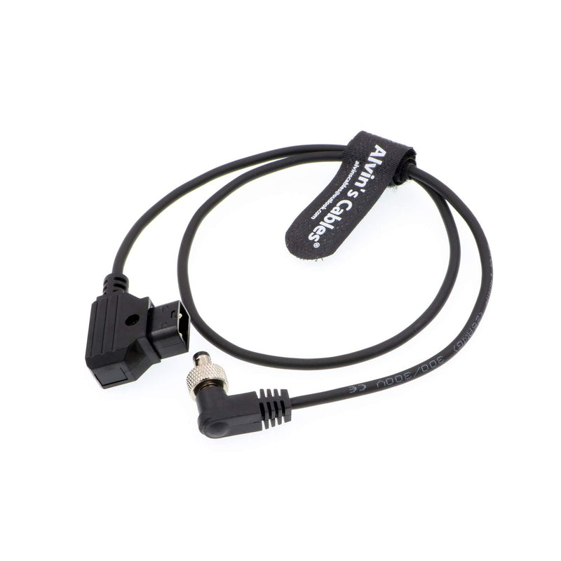 Alvin's Cables D-Tap to Locking DC 5.5 2.1 Atomos Monitor Power Cable for Video Devices PIX-E7 PIX-E5 7 Touchscreen Display Hollyland Mars 400s Right Angle Lock DC to Dtap 60cm