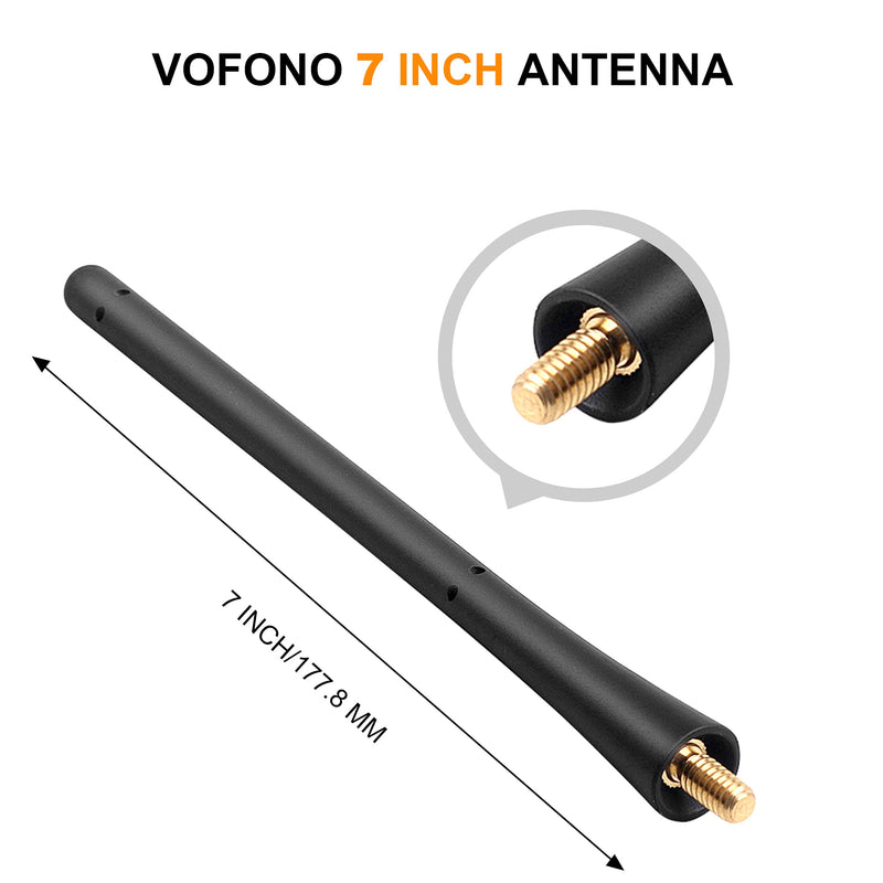 VOFONO Flexible Rubber Antenna Compatible with 2001 to 2015 Toyota Rav4 Prius Corolla Matrix Solara Yaris 2004 to 2018 Mazda 3 6