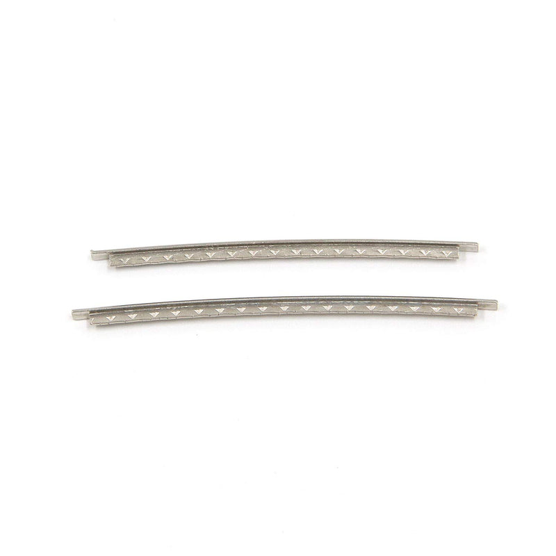 Geesatis 24 PCS Guitar Fret Wire Copper Fret Wire for Classical Vintage Guitar Fingerboard Fret Wire(Silver), 2.2 mm/0.087"