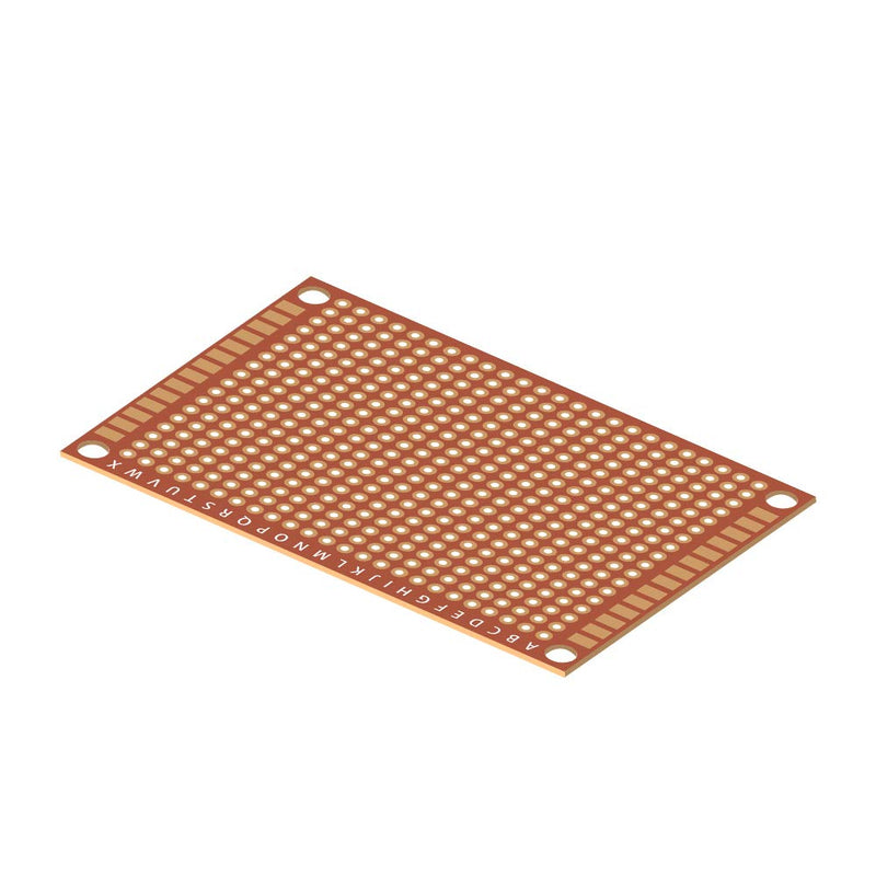 AiTrip 20 Pcs Copper Perfboard Paper Composite PCB Boards (5 cm x 7 cm) Universal Breadboard Single Sided Printed Circuit Board for Prototyping and Electronic Making 20pcs 5*7 Single Sided PCB Board