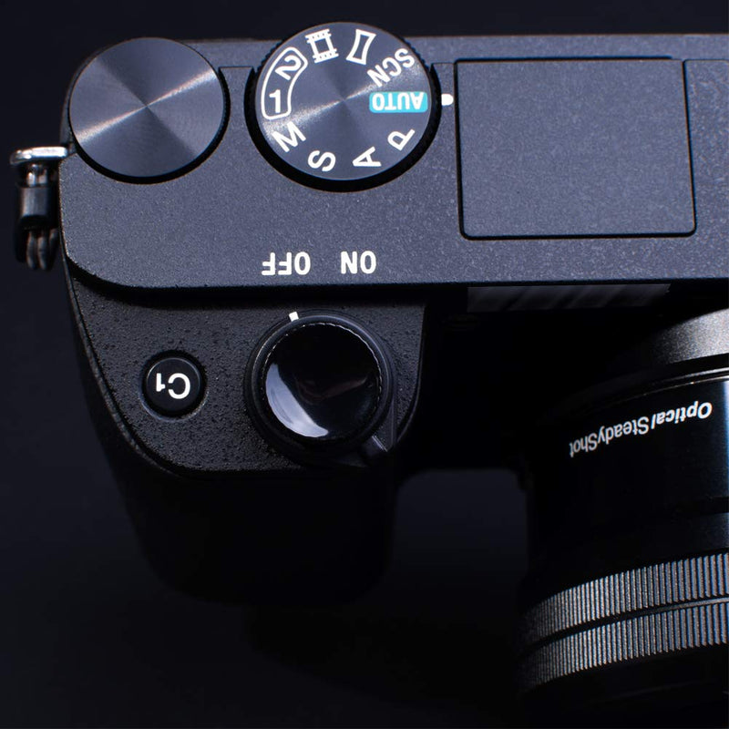 VKO Camera Soft Release Shutter Button Cap Compatible with Fujifilm Fuji GFX 50S 50R X-H1 X-T1 X-T200 X-T100 XF10 X-A7 X-A5 X-A20 X70 Flat Surface Shutter Button Cameras Black(2 Pack)