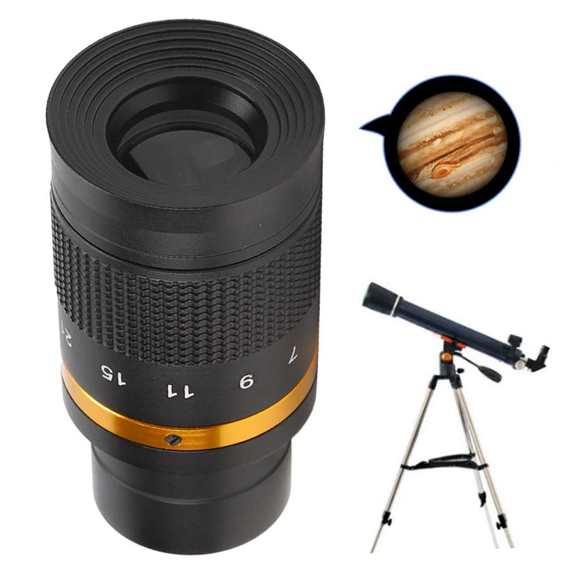 070 Telescope Eyepiece Professional Astronomical Telescope 7‑21mm Continuous Zoom Eyepiece Observation 1.25 Inch/31.7 MM (Black)