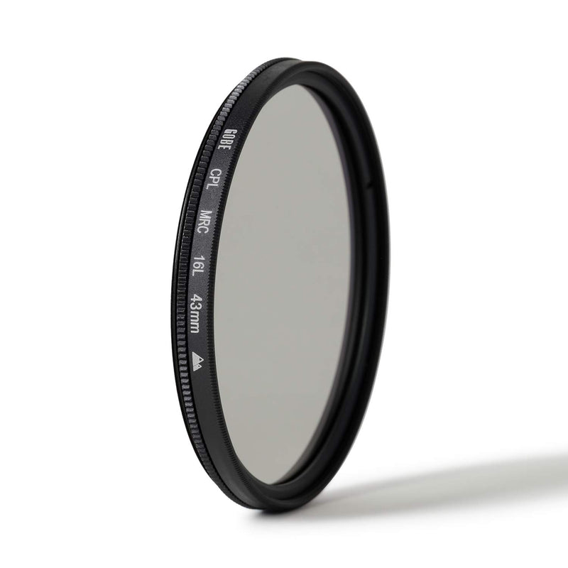 Gobe 43mm Circular Polarizing (CPL) Lens Filter (2Peak)