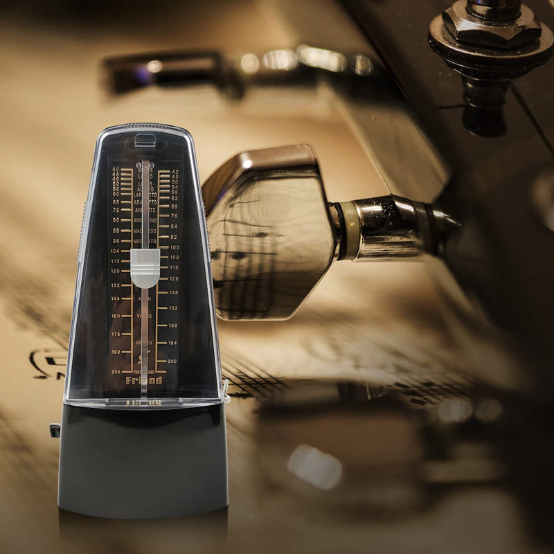 Spring.Rd Universal Professional Mechanical Metronome with High Precision Adjustable Beat Mode for All Kinds of Musical Instruments (Piano/Drum/Violin/Guitar/Bass&Wind Instruments),No Batteries Needed