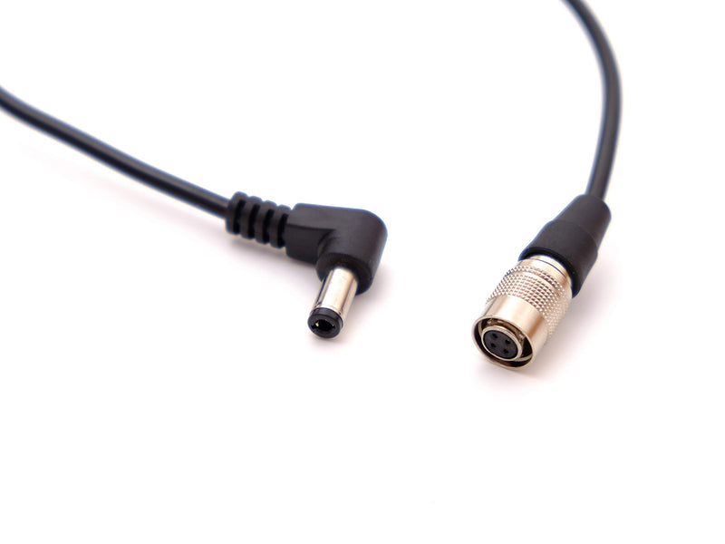DC 5.5/2.5mm to Female 4pin Hirose Power Cable Coiled Cable for SmallHD DP7,AC7-OLED Monitor