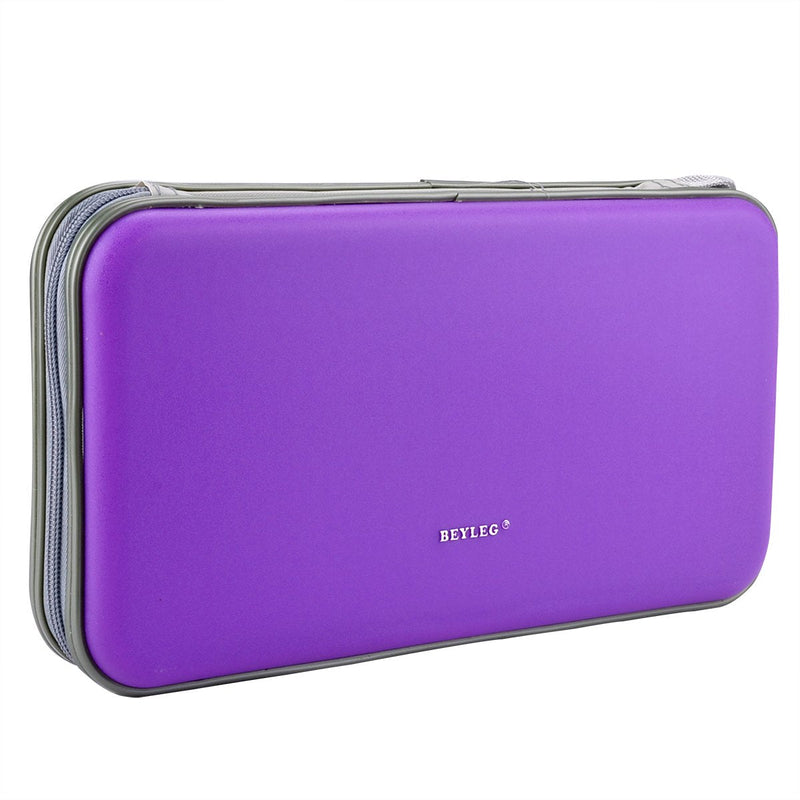 [AUSTRALIA] - Wismart 72 Capacity Heavy Duty CD DVD Blu-ray Media Case Storage Holder Organizer Wallet (Purple) Purple 