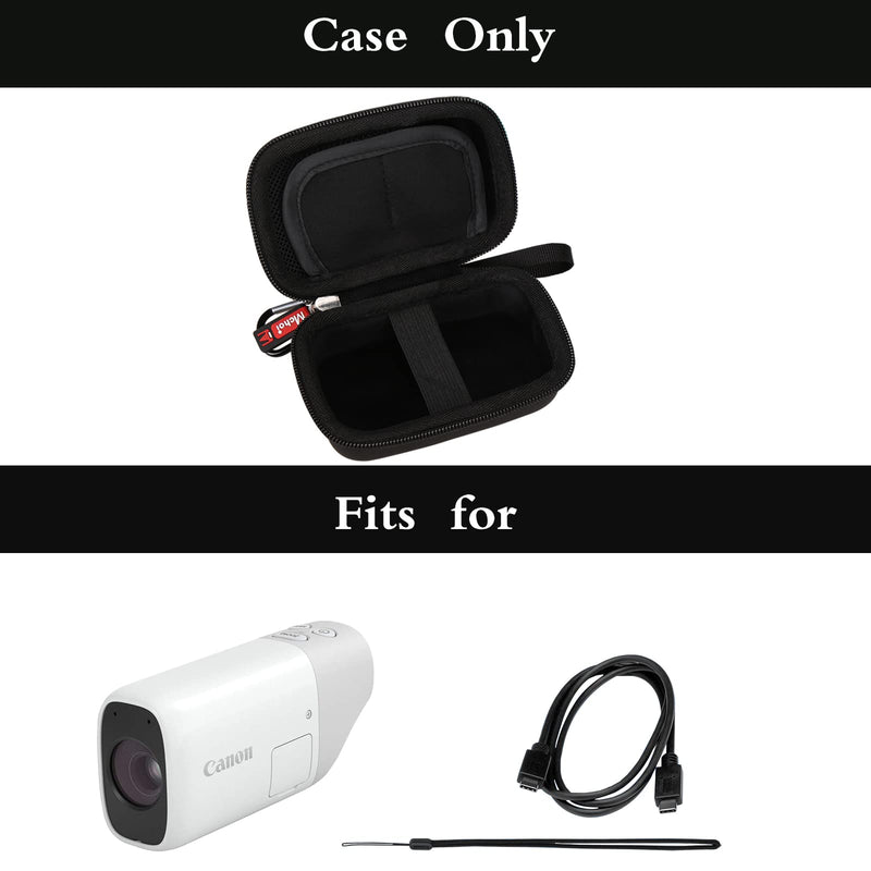 Mchoi Hard Monocular Case Suitable for Canon PowerShot Zoom, Compact Telephoto Monocular, Waterproof Shockproof Monocular Travel Protective Case, Case Only