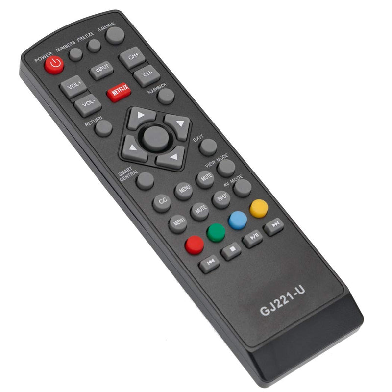 GJ221-U Replacement Remote Control Applicable for Sharp LCD Aquos 4K TV LC-43UB30U LC-50UB30U LC-55UB30U LC-65UB30U LC43UB30U LC50UB30U LC55UB30U LC65UB30U