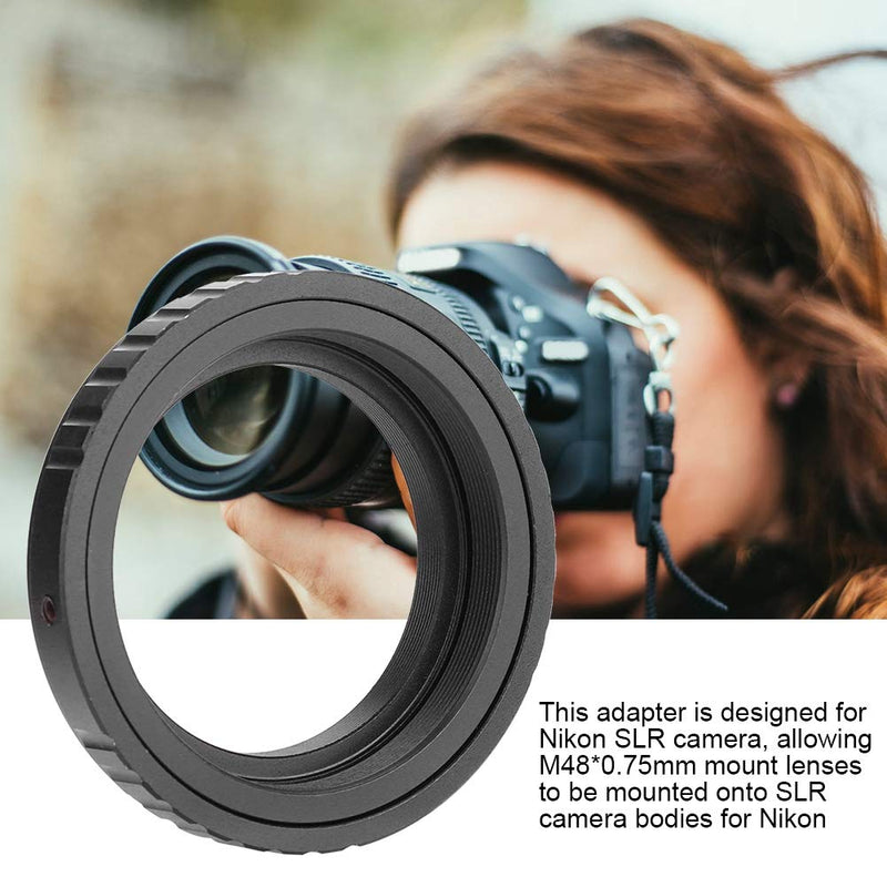 Tonysa Lens Adapter, for M480.75 Mount Telescope Eyepiece Lens (for Nikon F) for Nikon F