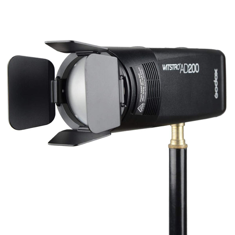 Godox AK-R14 Four-Wing Reflector, Compatible with Godox V1 Flash Series, V1-S, V1-C, V-1N, use with Godox H200R Round Flash Head, AD200 Pro, AD200