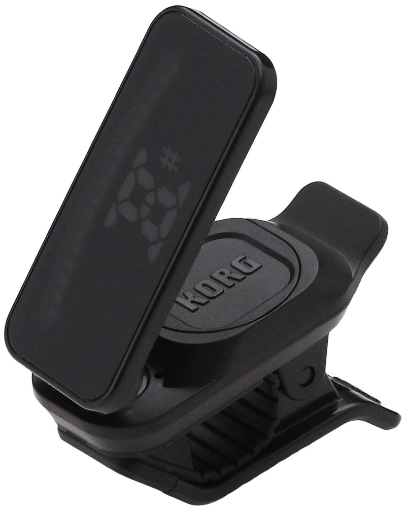 KORG PITCHCLIP2-PLUS Slimline Clip-On Guitar/Bass Tuner - Black