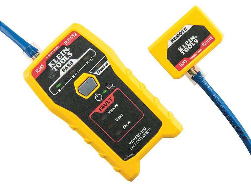 Klein Tools VDV526-100 Network LAN Cable Tester, VDV Tester, LAN Explorer with Remote