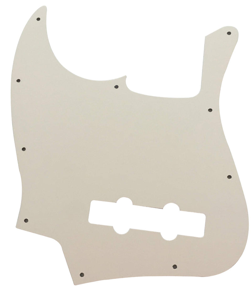 Guitar Parts For Fender Standard Jazz Bass Guitar Pickguard (4 Ply White Pearl) 4 Ply White Pearl