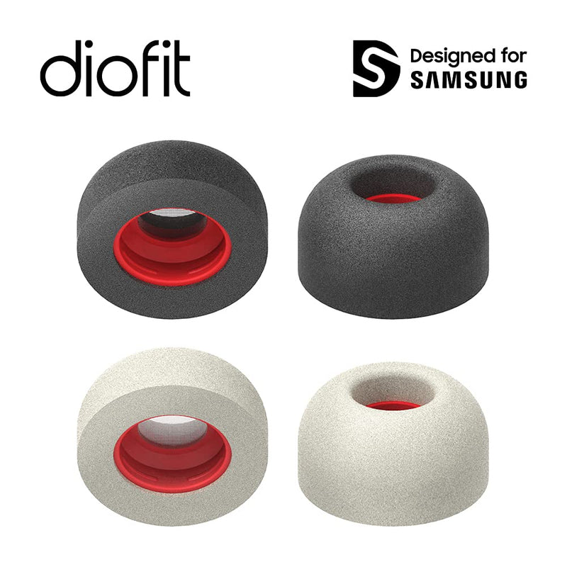 diofit Premium Designed for Samsung SML Eartips/Galaxy Buds Pro Eartips - Black SML (Foam) Mixed(SML) Foam Black