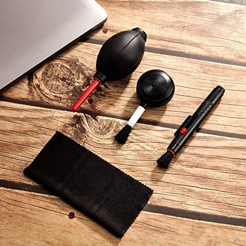 [AUSTRALIA] - Camera Cleaning Kit with Camera Cleaning Pen Brush, Air Blaster Blower and Lens Brush Blower Brush Dust Cleaner for Lens, Camera, SLR, Telescope, Magnifying Glass, Phone 
