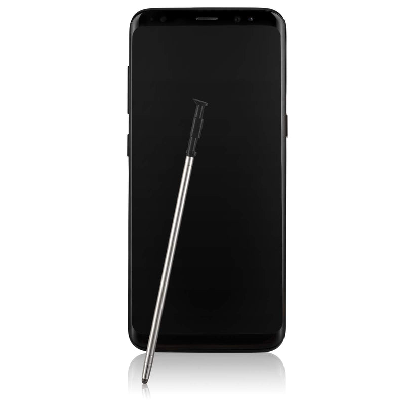 4 Pieces LCD Touch Screen Stylus Pen Replacement Parts Compatible with LG Stylo 4, Q Stylus, Q Stylus Plus, Stylus 4, Q Stylo 4, Q8, 4 Pieces Card Eject Pins Included (Black)