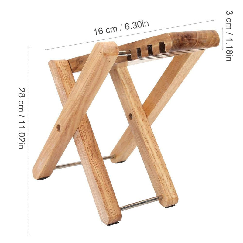 Folding Wood Footstool, Adjustable Guitar Foot Rest Stand Foot Rest for Guitar Lovers