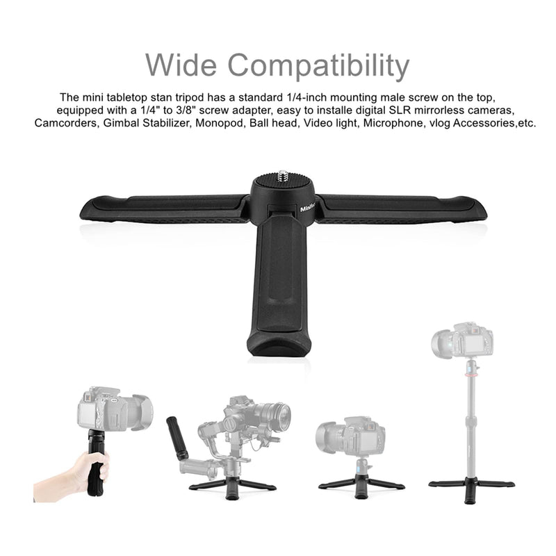 Desktop Compact Stand Tripod Handle Grip Compatible for DJI Ronin S Zhiyun WEEBILL 2 S Crane 2 3 Moza Gimbal Stabilizer DSLR Cameras
