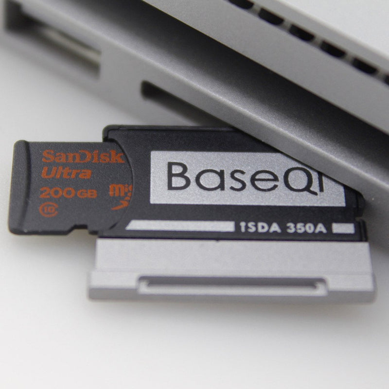 BASEQI Aluminum MicroSD Adapter for Microsoft Surface Book, Surface Book 2, Surface Book 3 13.5" (Model-350A) Surface Book/Surface Book 2 & 3 13.5" (model-350A)