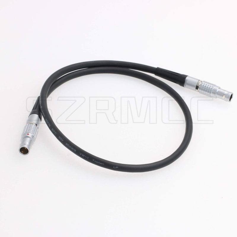 SZRMCC Nucleus-M 0B 7 Pin Male to 0B 7 Pin Male for Wireless Follow Focus Motor Connection Control Cable Daisy-Chained to 7-pin (Straight-Straight 50cm) Straight-Straight 50cm