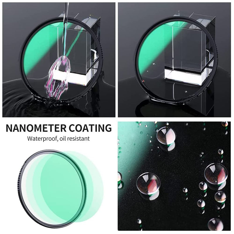 [AUSTRALIA] - K&F Concept 58mm Black Diffusion 1/2 Filter with 28 Multi-Layer Coatings Cinematic Dream Effect Filter Waterproof for Camera Lens 