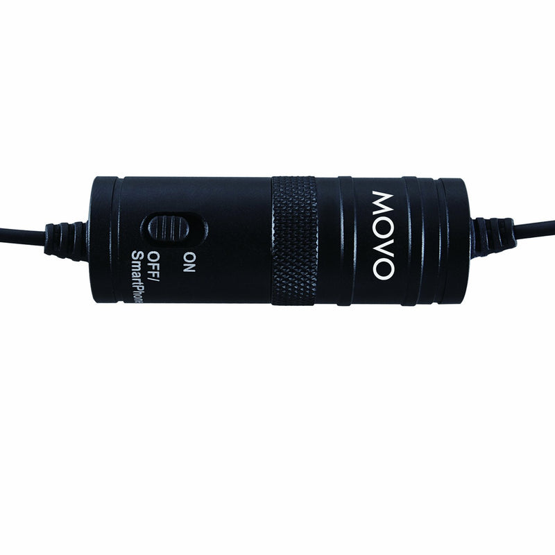 [AUSTRALIA] - Movo LV1 Lavalier Lapel Clip on Microphone for Cameras, Camcorders and Smartphones Compatible with iPhone and Android Perfect Lav Mic for Filming Podcast, Vlogging and YouTube Videos 