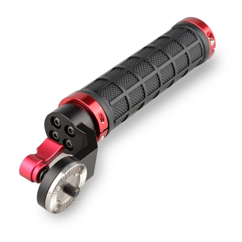 CAMVATE Aluminum Rosette Rubber Handle Grip for Rosette Standard Accessory(Red,M6 Thread,31.8 mm) - 1445 Red