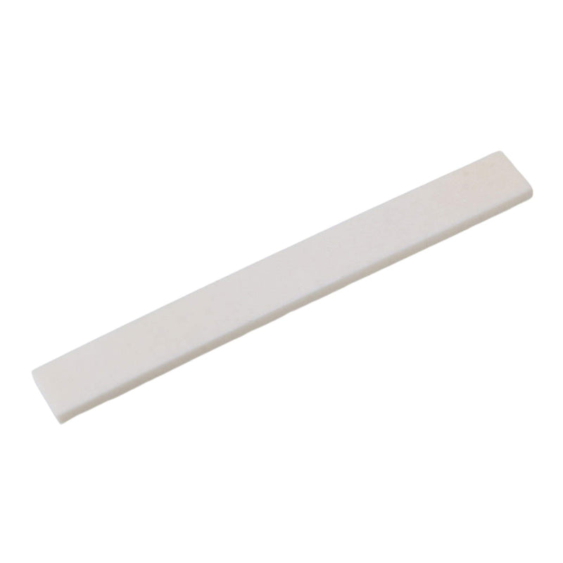 Yibuy White Blank Guitar Cattle Bone 80x2.7x9mm Saddle & 52x6x9mm Nut Set for DIY Set of 5 5 Set