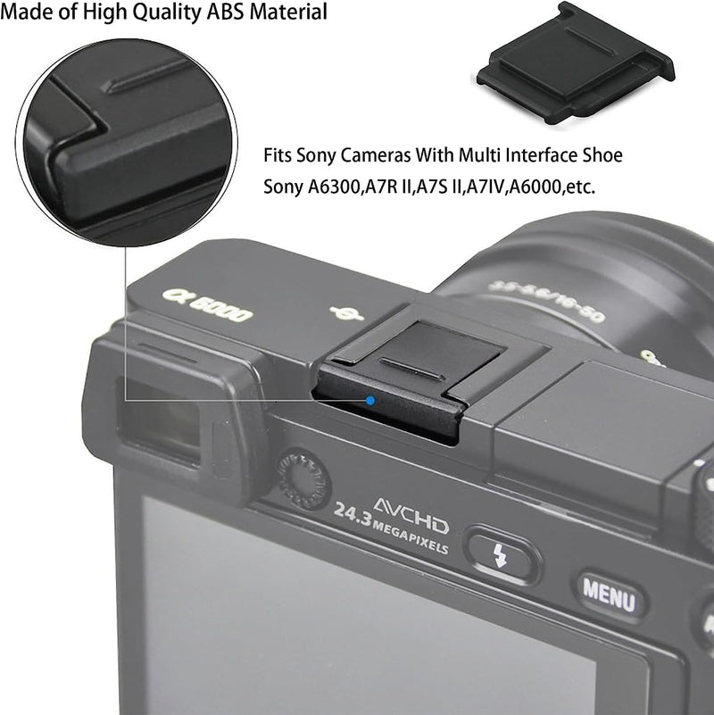 3PCS Camera Hot Shoe Cover Protector Cap for Sony ZV-1 II ZV-E1 ZV-1F FX30 ZV-E10 A7C A6000 A6100 A6300 A6400 A6500 A6600 A7R V A7RIV A7IV A7 IV III