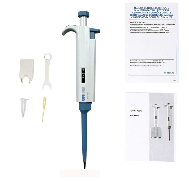 [AUSTRALIA] - ONiLAB 1000-5000μl Multi-Volume Adjustable Autoclavable Micropipette/Pipettor, Single Channel, 7010101017 