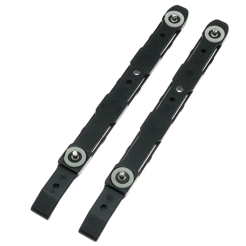 TableRe 4 Pcs Chassis Hard Drive Mounting Plastic Rails, Black