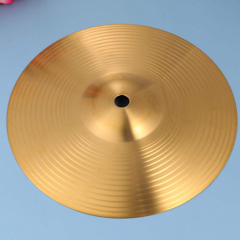 MILISTEN 8 Inch Brass Crash Ride Hi Hat Cymbals Traditional Cymbal for Players Beginners Percussion Music Instrument Parts 19.5cm*19.5cm*0.2cm