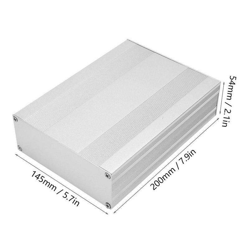 Aluminum Enclosure, DIY Aluminum Case PCB Instrument Cooling Box Electronic Project Case 54×145×200mm for Electronic Products, Printed Circuit Board