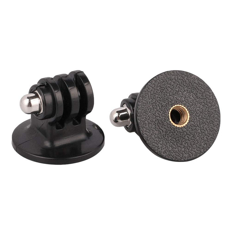 Alsukeay Tripod Adapter Mount with 1/4" Screw Camera Adapter Compatible with GoPro Hero 10 9 8 7 6 5 4 3 3+ 2 1 Session Black Silver SJ4000 SJ5000 Xiaomi Action Cameras