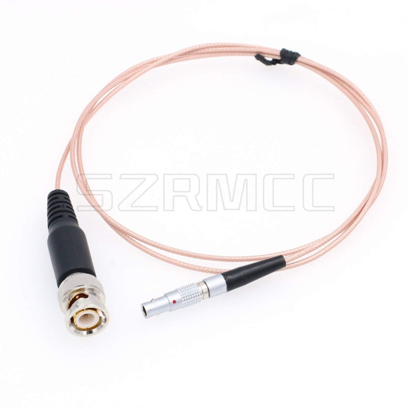SZRMCC BNC Male to 00B 4 Pin Male SYNC Time Code Input Cable for Red Epic Scarlet DSMC2 Camera (Thin Flexible Cable) Thin flexible Cable