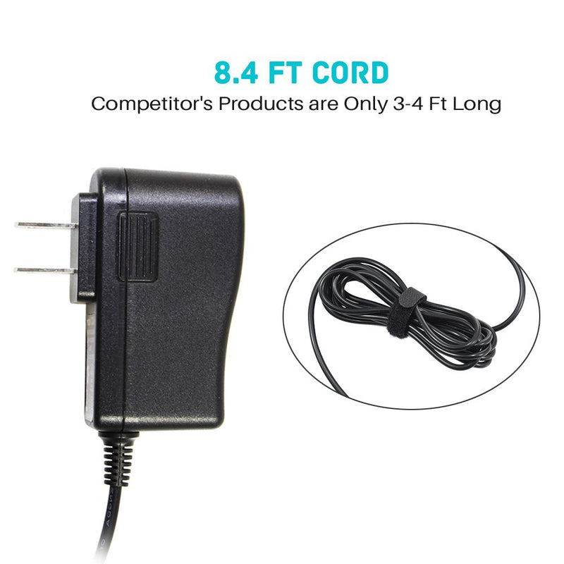 12V Power Adapter for Yamaha PA130 PA150, UL Listed Power Supply AC Adapter for Yamaha PSR YPG YPT DD Series Keyboard - Only Compatible for Listed Models (8.4 Ft Long Cord)
