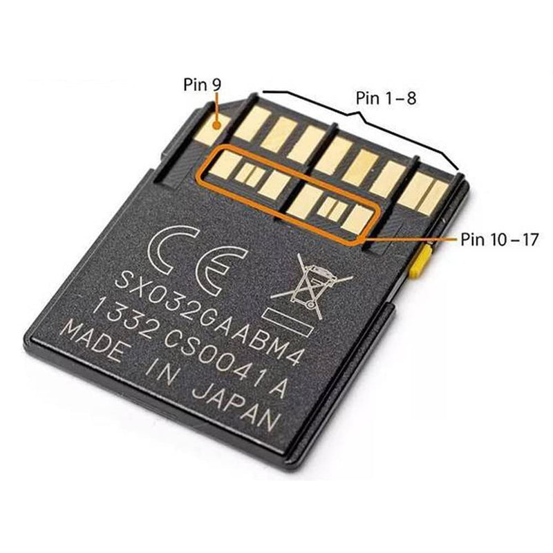 [AUSTRALIA] - Xiwai TF Micro SD Male Extender to TF Card Female Extension Cable Adapter Flexible SD/SDHC/SDXC UHS-III UHS-3 Black TF Male - TF Female 