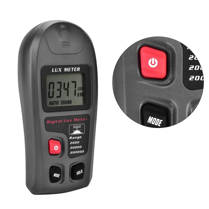 [AUSTRALIA] - Digital Lux Meter,MT-30 Digital Luxmeter LCD Display Light Meter Environmental Testing Illuminometer (Range: 0.1~200,000 Lux and 0.01~20,000 Fc) 