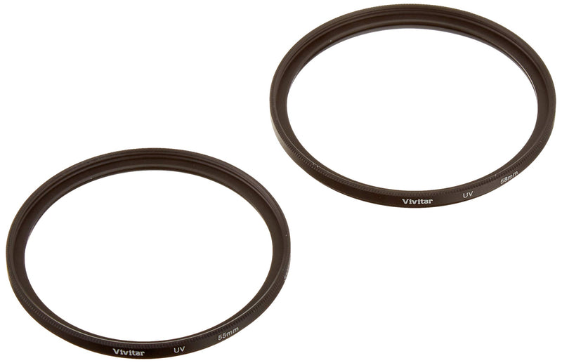 55mm and 58mm UV Filter for Nikon D3500, D5600, D3400 DSLR Camera with Nikon 18-55mm f/3.5-5.6G VR AF-P DX and Nikon 70-300mm f/4.5-6.3G ED