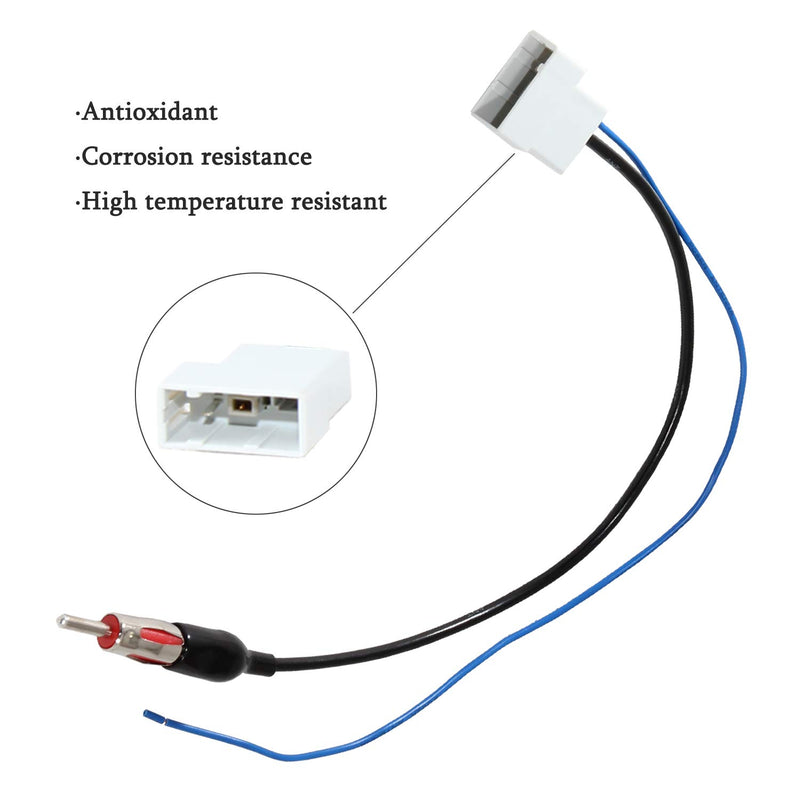 Anina Aftermarket Antenna Adapter Compatible with 2007-Up Nissan Car Antenna Adapter to Aftermarket Radio Receivers