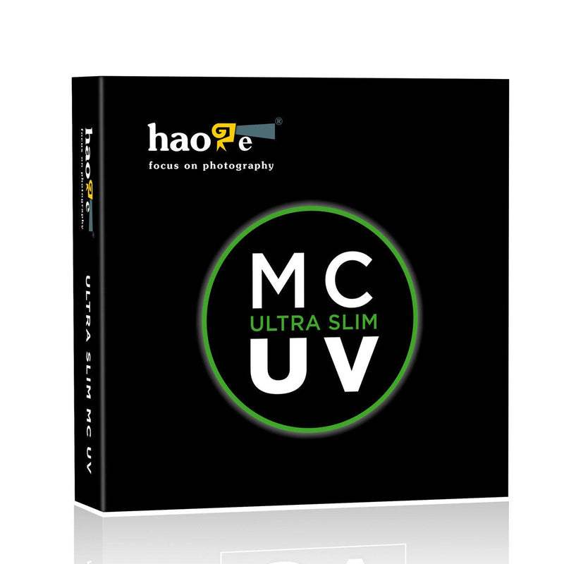 Haoge 58mm Ultra Slim MC UV Protection Multicoated Ultraviolet Lens Filter for Canon 800D 700D 200D 1300D 60D with EF-S 18-55mm f4-5.6 is, 55-250mm F4-5.6 is Lens