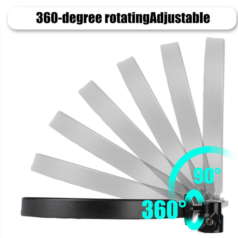 VLOG Essentials 8 INCH Full Color RGB LED Ring Light 360° Rotation with Phone Cradle Remote and Tripod