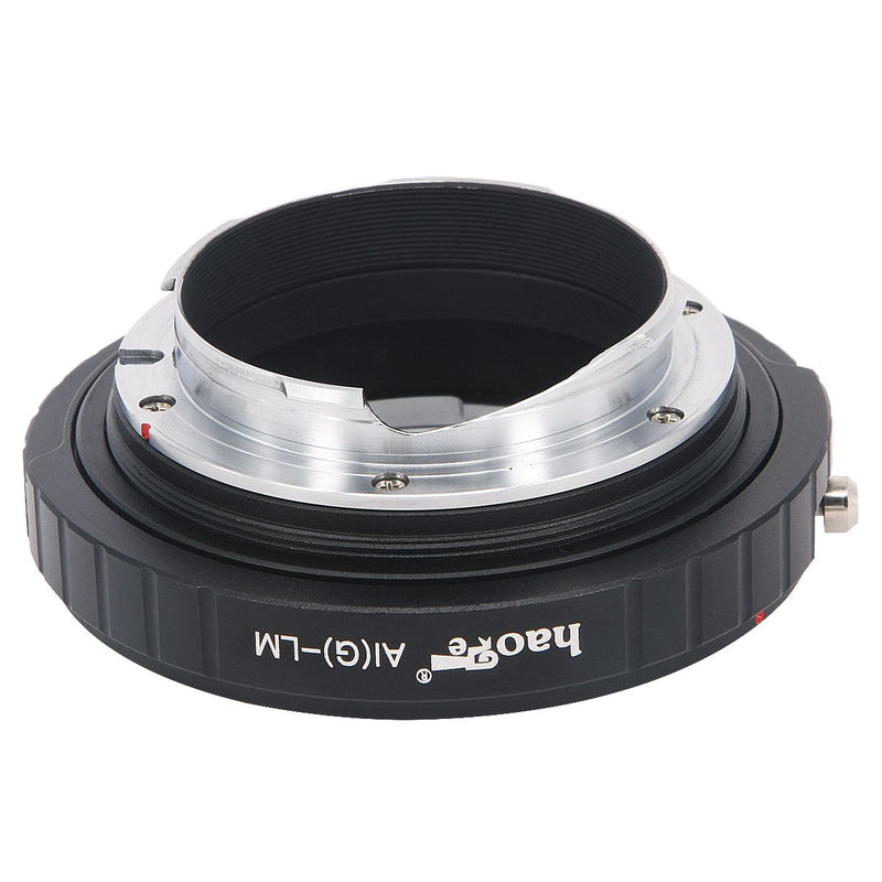 Haoge Lens Mount Adapter for Nikon Nikkor F AI/AIS/G/D Lens to Leica M LM Mount Camera Such as M240, M240P, M262, M3, M2, M1, M4, M5, M6, MP, M7, M8, M9, M9-P, M Monochrom, M-E, M, M-P, M10, M-A