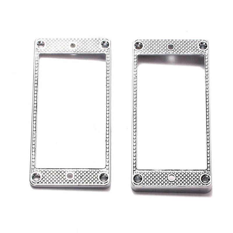 Alnicov 2pcs Curved Ring Humbucker Pickup Bottom Frame for LP Guitar