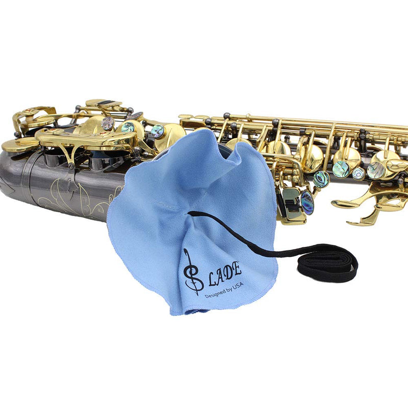 Mowind Saxophone Sax Cleaning Tool Neck Strap Mouthpiece Brush Cleaning Cloth Gloves Cleaning Kit 6-in-1