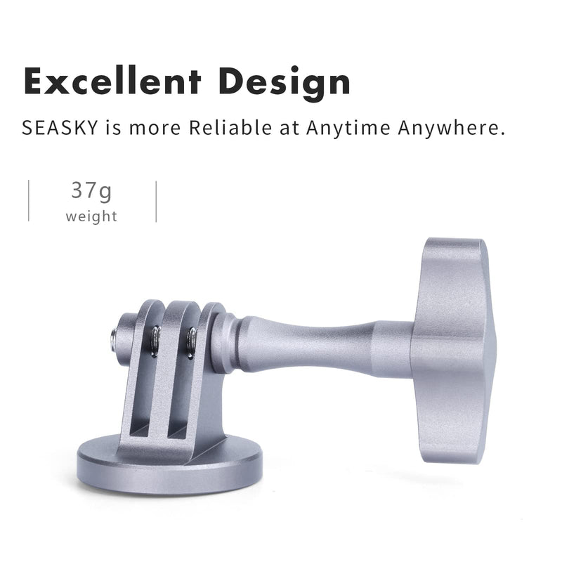 SEASKY 1/4 to Universal Female Tripod Mount Adapter All Aluminum Alloy with Tool-Free Thumb Screw Accessories for Gopro Hero 10/9/8/7/6 DJI OSMO Action 2 Sports Camera