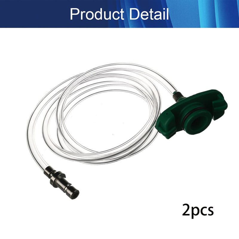 Hegebeck Air Tube air syringe dispenser 30cc Glue Adhesive Dispenser Syringes Connector Adapter for Industrial 2 Pcs