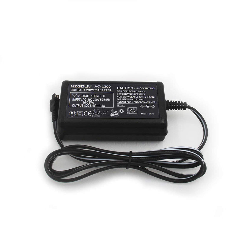 AC Power Adaptor Charger Compatible Sony DCR-DVD92, DCR-DVD103, DCR-DVD203, DCR-DVD403, DCR-DVD803 DVD Handycam Camcorder